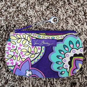 Vera bradley keychain coin/card holder